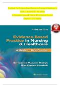 Evidence-Based Practice in Nursing & Healthcare &ndash; Practice Questions & Rationalized Answers &lpar;5th Edition&comma; Melnyk&rpar; - PDF