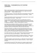 D096 WGU - FUNDAMENTALS OF DIVERSE LEARNERS