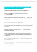 ACCT 202&colon; Chapter 1- Managerial Accounting Questions with 100&percnt; Correct Answers 2025&sol;2026 &vert; Verified Solutions