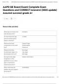 AAPD QE Board Exam&vert; Complete Exam Questions and CORRECT Answers&vert; &lpar;2025 update&rpar; Assured success&vert; grade A&plus;