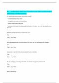 ACCT for Managers 3309- Test 1 Questions with 100&percnt; Correct Answers 2025&sol;2026 &vert; Verified Solutions