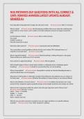 NHS PATHWAYS DLP QUESTIONS WITH ALL CORRECT & 100&percnt; VERIFIED ANWERS&vert;LATEST UPDATE&vert;ALREADY GRADED A&plus;