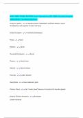 BIOL 2402&colon; FINAL REVIEW Exam Questions with 100&percnt; Correct Answers 2025&sol;2026 &vert; Verified Solutions