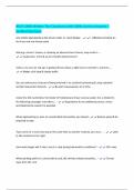 BLUE CARD Written Test Questions with 100&percnt; Correct Answers &vert; Verified Solutions