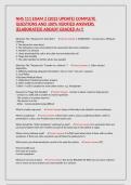 NHS 111 EXAM 2 &lpar;2025 UPDATE&rpar; COMPLETE QUESTIONS AND 100&percnt; VERIFIED ANSWERS &lpar;ELABORATED&rpar; AREADY GRADED A&plus;&excl;&excl;