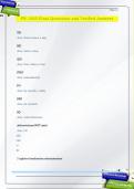 PN 1005 Final Questions and Verified Answers