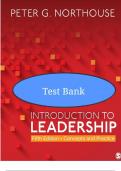 Introduction to Leadership&colon; Concepts and Practice&comma; 5th Edition &ndash; Peter G&period; Northouse &vert; Chapters 1&ndash;14 Complete Test Bank with Answers