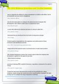 PN 1005 Midterm Questions and Verified Answers 
