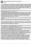 Analytical Methods of Healthcare Leaders - D514