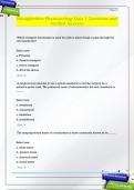 Straighterline Pharmacology Quiz 1 Questions and  Verified Answers