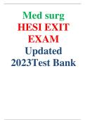 &OpenCurlyDoubleQuote;Medical-Surgical HESI Exit Exam &lpar;2023&rpar; &vert; Updated Test Bank with Correct Answers&rdquo;