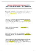 FENCING REFEREE GENERAL RULE TEST  QUESTIONS WITH CORRECT SOLUTIONS 2025 