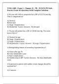 VNSG 1409 - Exam 3 - Chapter 22 - TB - NCLEX-PN Style - Practice Exam III Questions With Complete Solutions