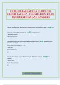 CCB01-03 BARRACUDA CLOUD-TO- CLOUD BACKUP &ndash; FOUNDATION&period; EXAM 2025 QUESTIONS AND ANSWERS