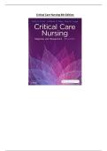 Test Bank for Critical Care Nursing &ndash; 8th Editio