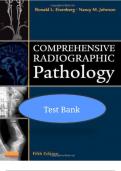 Comprehensive Radiographic Pathology&comma; 5th Edition &ndash; Ronald L&period; Eisenberg &vert; Complete Test Bank with Answers