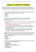 RECALLS 1 EXAM &lpar;NP1 TOPRANK&rpar;
