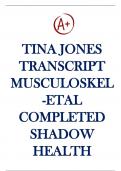 &OpenCurlyDoubleQuote;Tina Jones Musculoskeletal Transcript &vert; Completed Shadow Health Case Study&rdquo;