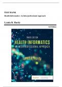 TEST BANK Health Informatics&colon; An Interprofessional Approach  Lynda R&period; Hardy  3rd Edition