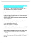 HS3400 Final Exam Review &lpar;Comprehensive & Cumulative&rpar; Questions with 100&percnt; Correct Answers 2025&sol;2026 &vert; Verified Solutions