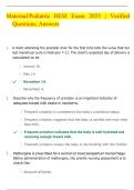Maternal&sol;Pediatric HESI Exam 2025 &vert; Verified Questions&comma; Answers