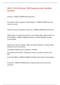 WGU C214 OA Exam 190 Questions with Verified Answers&comma;100&percnt;CORRECT