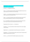 NU 670 Exam 1 review Questions with 100&percnt; Correct Answers 2025&sol;2026 &vert; Verified Solutions