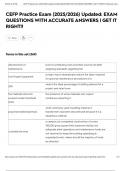 CEFP Practice Exam &lpar;2025&sol;2026&rpar; Updated&colon; EXAM QUESTIONS WITH ACCURATE ANSWERS &vert; GET IT RIGHT&excl;&excl;