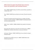 WGU C214 Concepts Only Multi Choice Version Exam 222 Questions with Verified Answers&comma;100&percnt;CORRECT