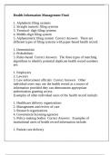 Health Information Management Final