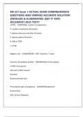 NR 327 Exam 1 ACTUAL EXAM COMPREHENSIVE QUESTIONS AND VERIFIED ACCURATE SOLUTION &lpar;DETAILED & ELABORATED&rpar; &vert;GET IT 100&percnt; ACCURATE&excl;&excl; 2025 TEST&excl;&excl;