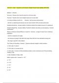 CLSC 410 - Exam 1 Questions and Answers Already Passed Latest Update 2025-2026