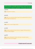NES FINAL EXAM Questions and Correct  Answers&sol; Latest Update &sol; Already Graded