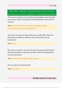 NU 180 - Week 1 Questions and Correct  Answers&sol; Latest Update &sol; Already Graded 