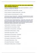 CCRP AACVPR EXAM EVALUATION 2025&sol;2026 QUESTIONS AND ANSWERS GRADED A&plus;