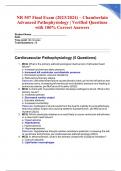 NR 507 Advanced Pathophysiology Midterm Exams &ndash; Chamberlain &ndash; 2025&sol;2026 Study Bundle Package with Verified Questions and 100&percnt; Correct Answers