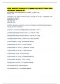 CCRP AACVPR FINAL PAPER 2025&sol;2026 QUESTIONS AND ANSWERS GRADED A&plus;