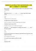 BUNDLE OF NCHSE EXAMS ALL WITH  QUESTIONS AND 100&percnt; CORRECT ANSWERS