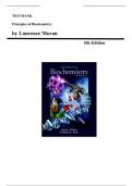 Principles of Biochemistry &ndash; Moran &lpar;5th Edition&comma; 2011&rpar; &ndash; Complete Test Bank&comma; Chapters 1&ndash;23