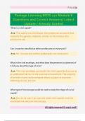 Portage Learning BIOD 171 Module 6  Questions and Correct Answers&sol; Latest  Update &sol; Already Graded 