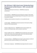 Nur 505 Exam 3 2025 Actual exam &lpar;Testing Real Exam Questions&rpar;and verified Answers &lpar; 100&percnt; accurate&rpar; GET IT RIGHT&excl;&excl;