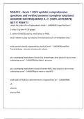 NSG233 - Exam 1 2025 update&vert; comprehensive questions and verified answers &lpar;complete solutions&rpar; ASSURED SUCCESS&vert;GRADE A&plus;&excl;&excl; &lpar;100&percnt; ACCURATE&rpar; GET IT RIGHT&excl;&excl;
