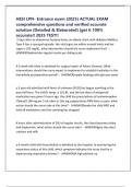 HESI LPN- Entrance exam &lpar;2025&rpar; ACTUAL EXAM comprehensive questions and verified accurate solution &lpar;Detailed & Elaborated&rpar; &vert;get it 100&percnt; accurate&excl;&excl; 2025 TEST&excl;&excl;