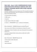 NSG 3500 - Exam 3 2025 COMPREHENSIVE EXAM QUESTIONS WITH DETAILED VERIFIED AND 100&percnt; CORRECT ANSWERS BRAND NEW EXAM ALREADY GRADED A&plus;&excl;&excl;