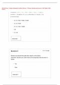 CIS 325 Exam 2 - Requires Respondus Lockdown Browser &plus; Webcam&colon; Questions and Answers &vert; 2025 Update &vert; 100&percnt; Correct&period;