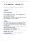 W&period;I&period;T&period;S Exam Study Guide Complete Questions with Correct Answers