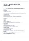 W&period;I&period;T&period;S&period; - FINAL EXAM STUDY QUESTIONS WITH CORRECT ANSWERS