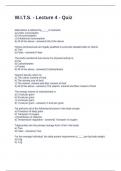 W&period;I&period;T&period;S&period; - Lecture 4 - Quiz Questions and Answers 