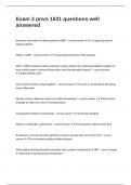 Exam 3 pnvn 1631 questions well answered 