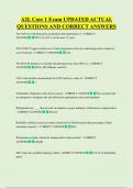 A2L Core 1 Exam UPDATED ACTUAL  QUESTIONS AND CORRECT ANSWERS